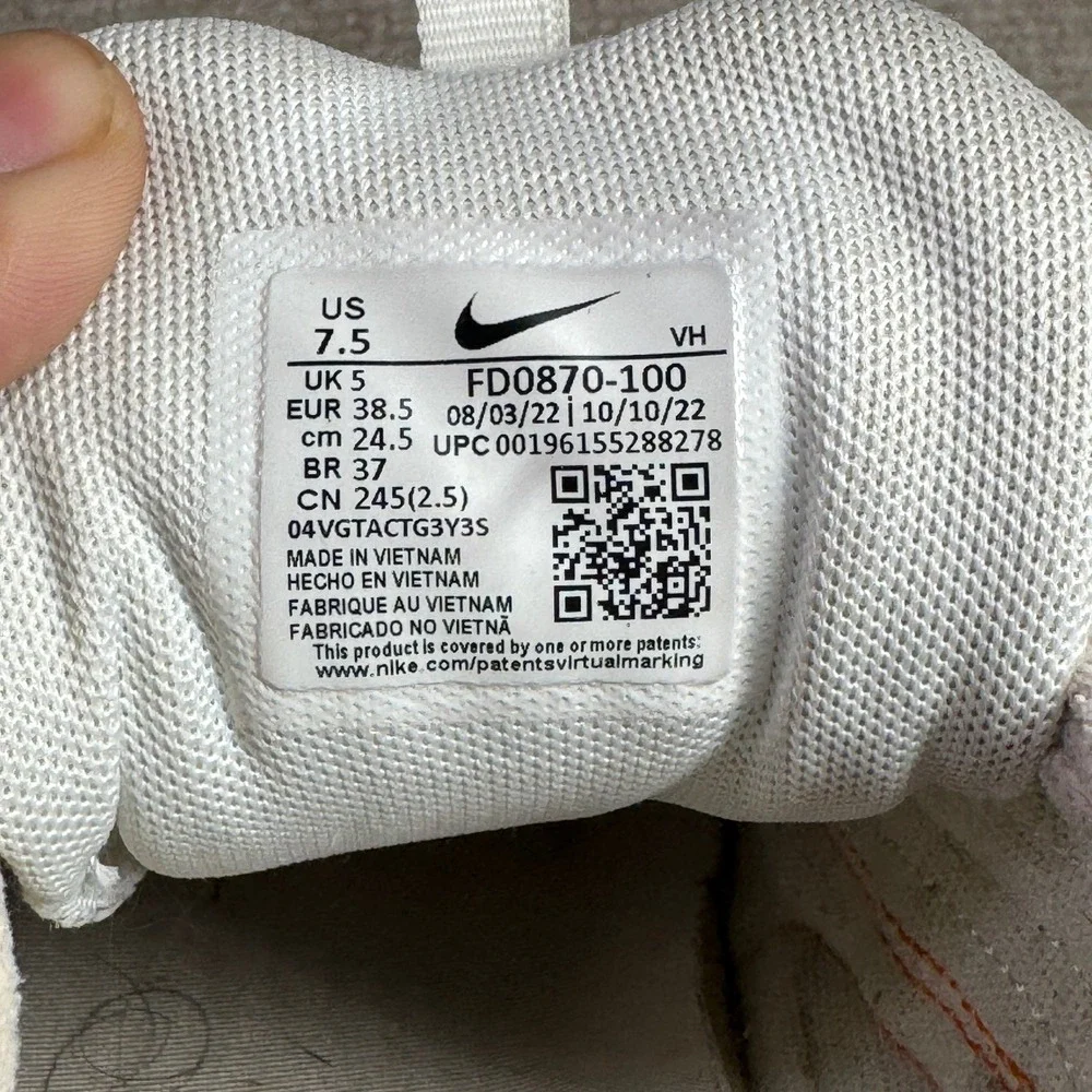 Nike Air Max 97 Womens 7.5‎ White Green Pink FD0870-100 Sneakers